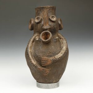 Mambila Ceramic Figurative Vessel