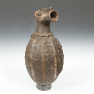 Mambila Ceramic Figurative Vessel