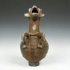 Mambila Terra Cotta Figurative Vessel
