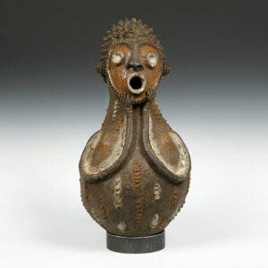 Mambila Ceramic Figurative Vessel