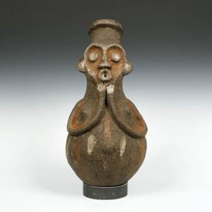 Mambila Ceramic Figurative Vessel