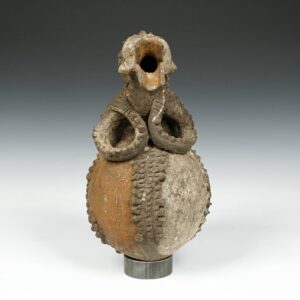 Mambila Ceramic Figurative Vessel