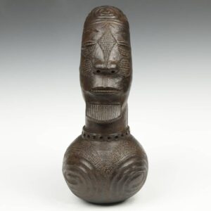 Mangbetu Figurative Wine Vessel