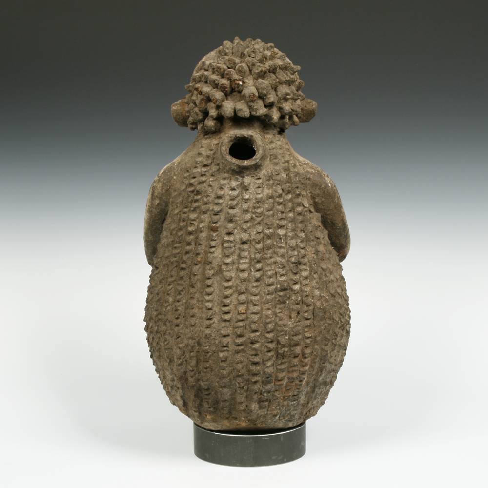 Mambila Terra Cotta Figurative Vessel - Image 3