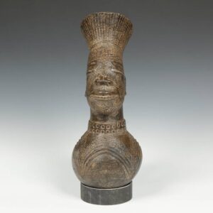 Mangbetu Figurative Wine Vessel