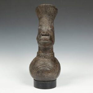Mangbetu Figurative Wine Vessel