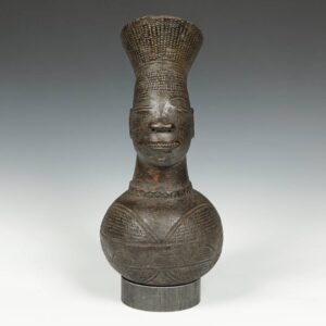 Mangbetu Figurative Wine Vessel