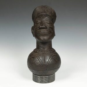 Mangbetu Figurative Wine Vessel