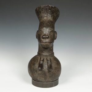 Mangbetu Figurative Wine Vessel