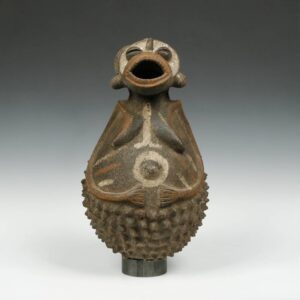 Mambila Ceramic Figurative Vessel