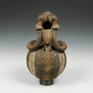 Mambila Ceramic Figurative Vessel