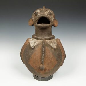 Mambila Ceramic Figurative Vessel