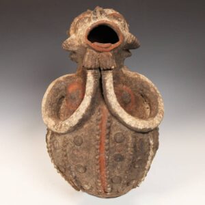 Mambila Ceramic Figurative Vessel
