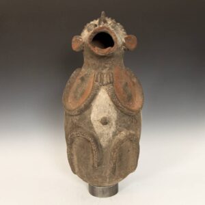 Mambila Ceramic Figurative Vessel