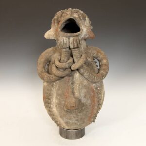 Mambila Ceramic Figurative Vessel