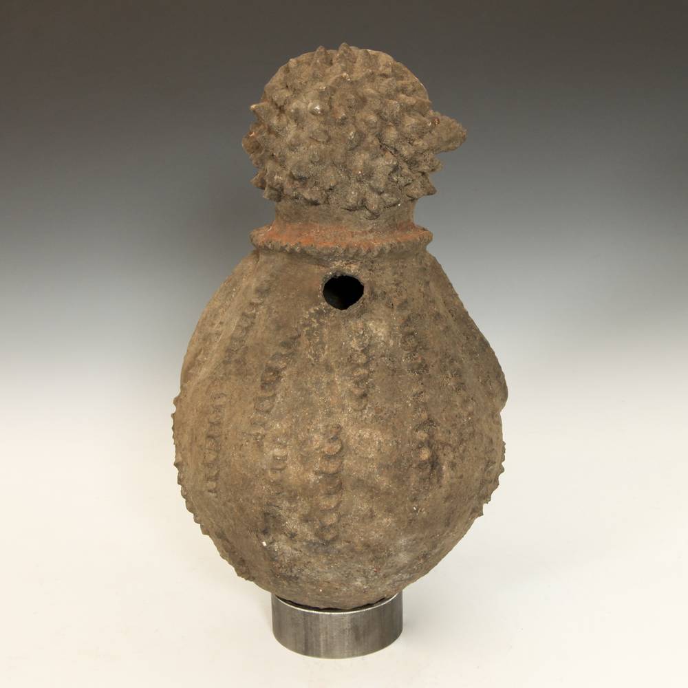 Mambila Terra Cotta Figurative Vessel - Image 4