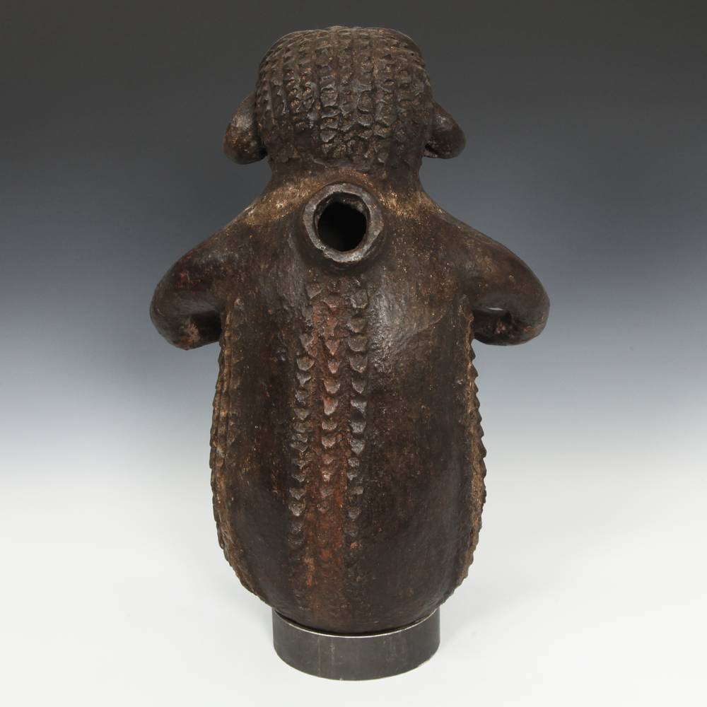 Mambila Terra Cotta Figurative Vessel - Image 4