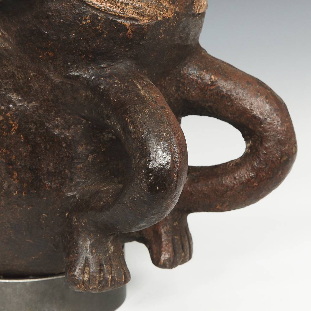 Mambila Terra Cotta Figurative Vessel - Image 9