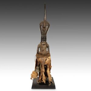 Songye Leather Nkisi Figure