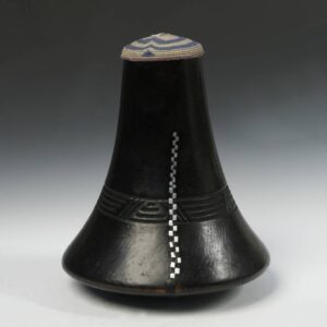 Ugandan Wood Milk Vessel