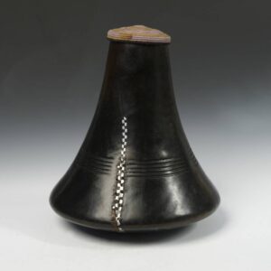Ugandan Wood Milk Vessel