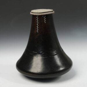 Ugandan Wood Milk Vessel
