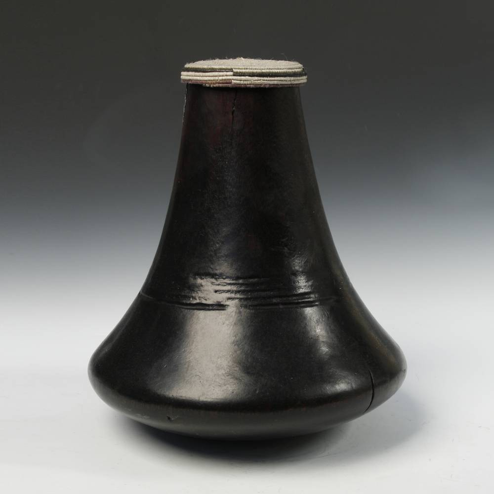 Ugandan Wood Milk Vessel - Image 2
