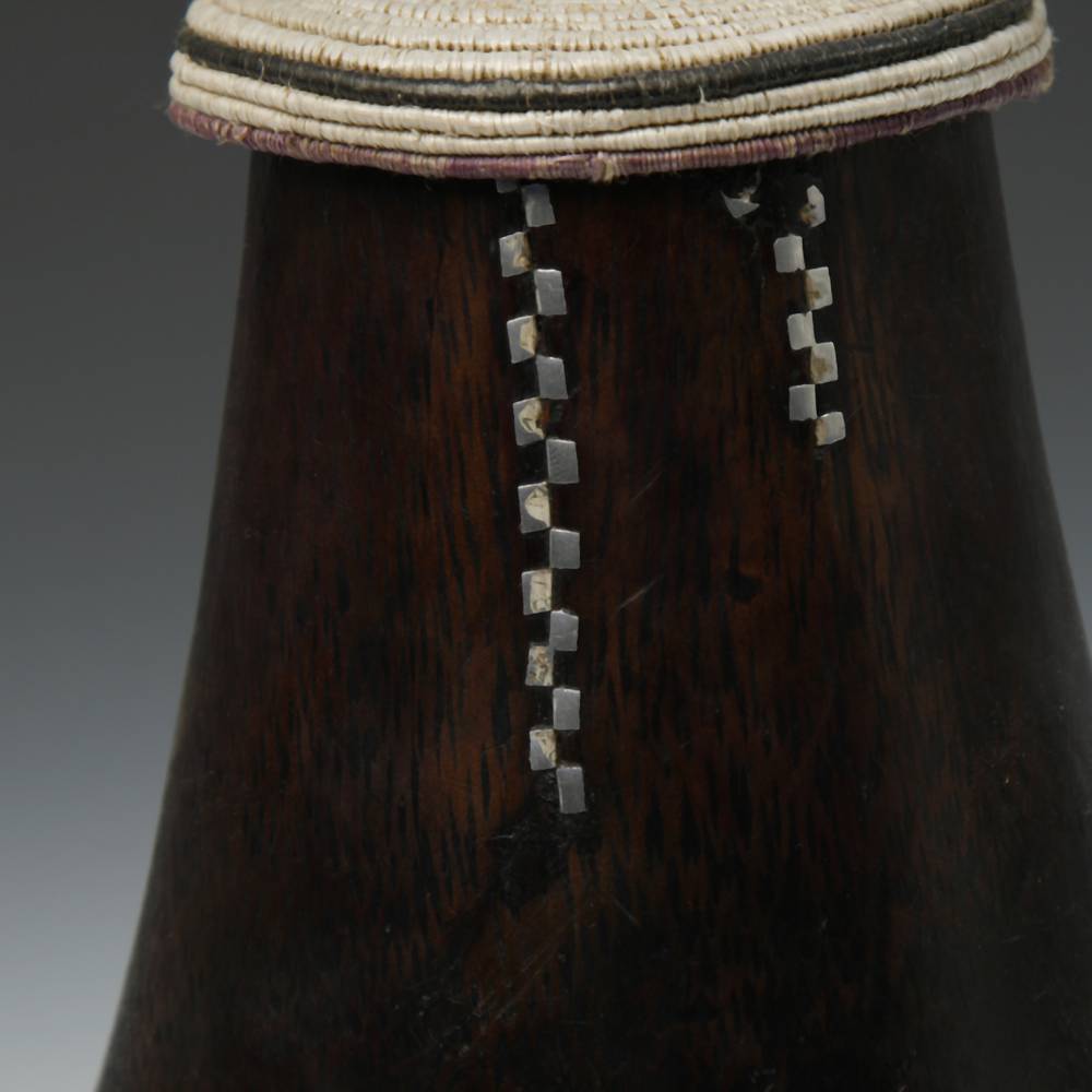 Ugandan Wood Milk Vessel - Image 3