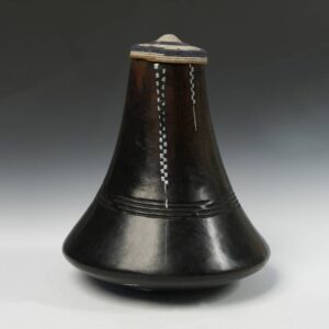 Ugandan Wood Milk Vessel