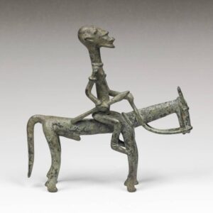 Dogon Equestrian Figure with Spear