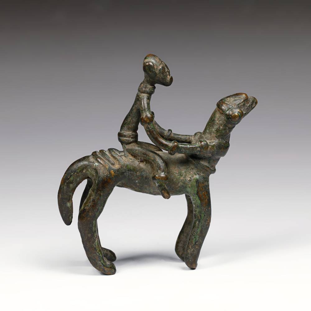 Dogon Equestrian Figure on Lama