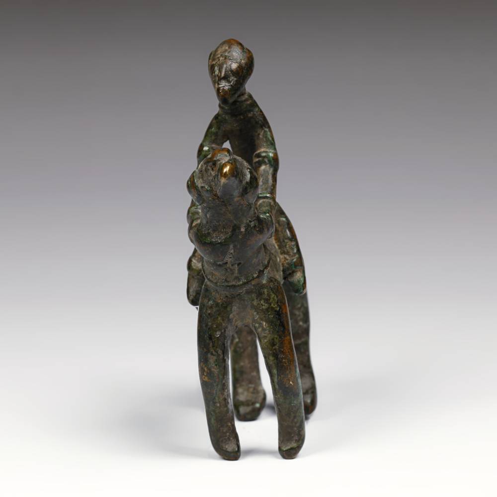 Dogon Equestrian Figure on Lama - Image 3