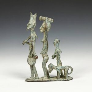 Dogon Bronze Figural Group