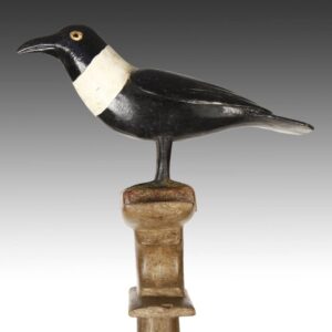 Ashanti Linguist's Staff Depicting Bird on Stool