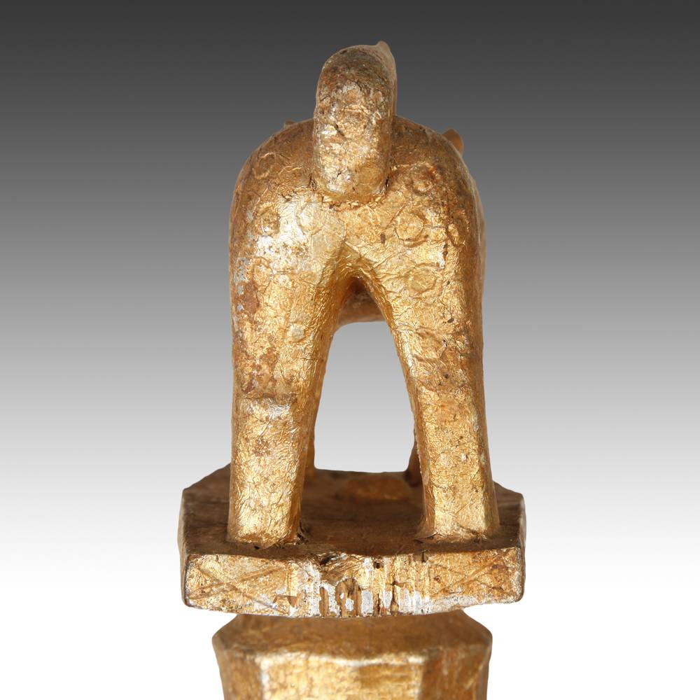 Ashanti Linguist's Staff Depicting Leopard - Image 4