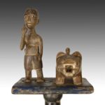 Indian Shell-Form Offering Bowl with Entwined Elephant Motif, India