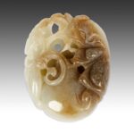 Chinese Table Top Screen with Marble Insert, China