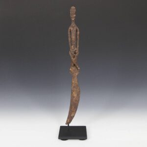 Lobi Blade Fragment with Figural Handle, Based