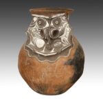 Indian Mukha or Face Shiva Lingam with Yoni, India