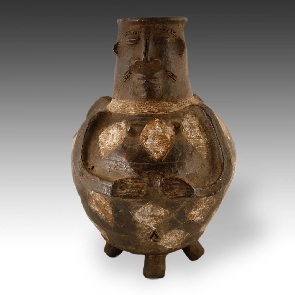 Azande Ceramic Ceremonial Vessel