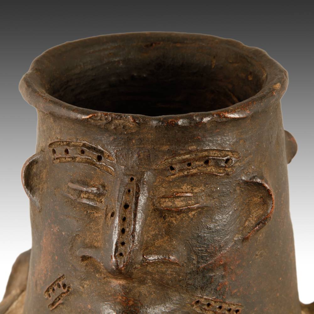 Azande Ceramic Ceremonial Vessel - Image 7