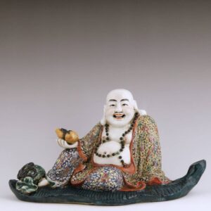 Chinese Seated Figure of Budai or Laughing Buddha