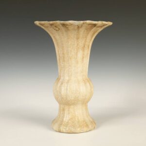 Chinese Ribbed Zun Form Vase