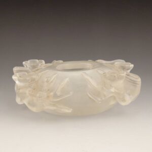Chinese Brushwasher with Root & Blossom Motifs