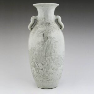 Chinese Vase Depicting Young Monks