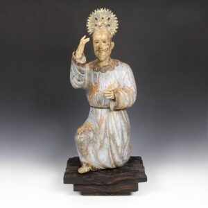 Philippine Kneeling Figure Depicting Saint Ignatius