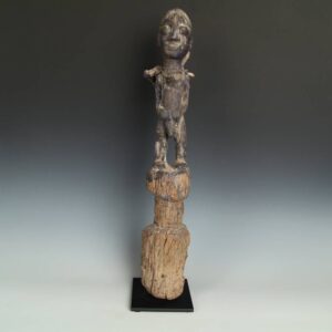 Adangbe Wood Fetish Figure, Based