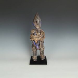 Adangbe Wood Fetish Figure, Based