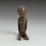 Edo Post Top with Equestrian Figure, Edo (Benin) Peoples, Nigeria