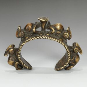 Chadian Bracelet Currency with Rabbit Motif